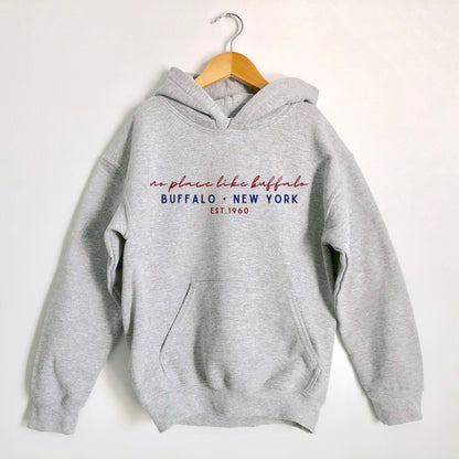 no place like buffalo cursive script - kids apparel