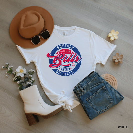 Retro Bills Spirit Adult TShirt