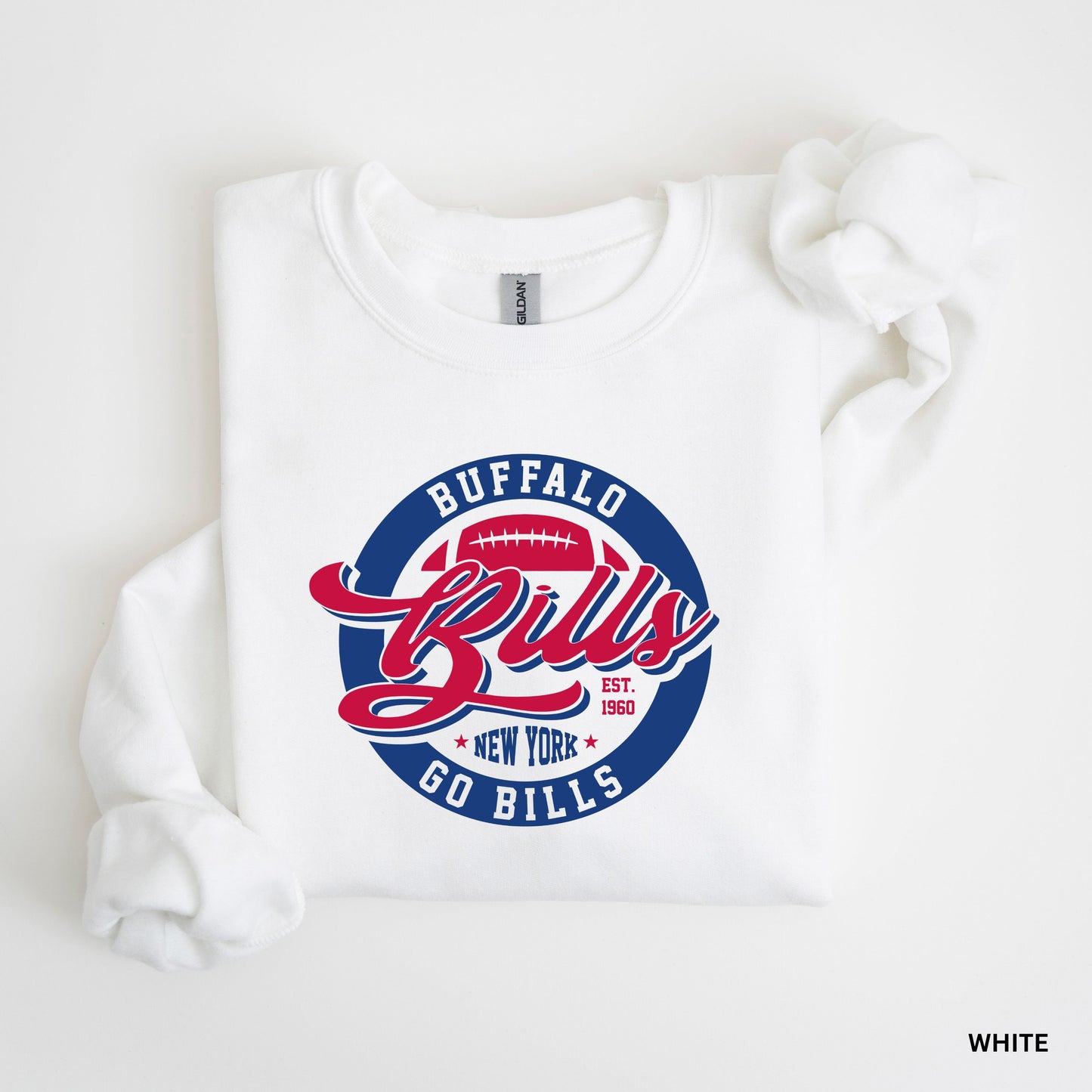 Retro Bills Spirit Adult Hoodie