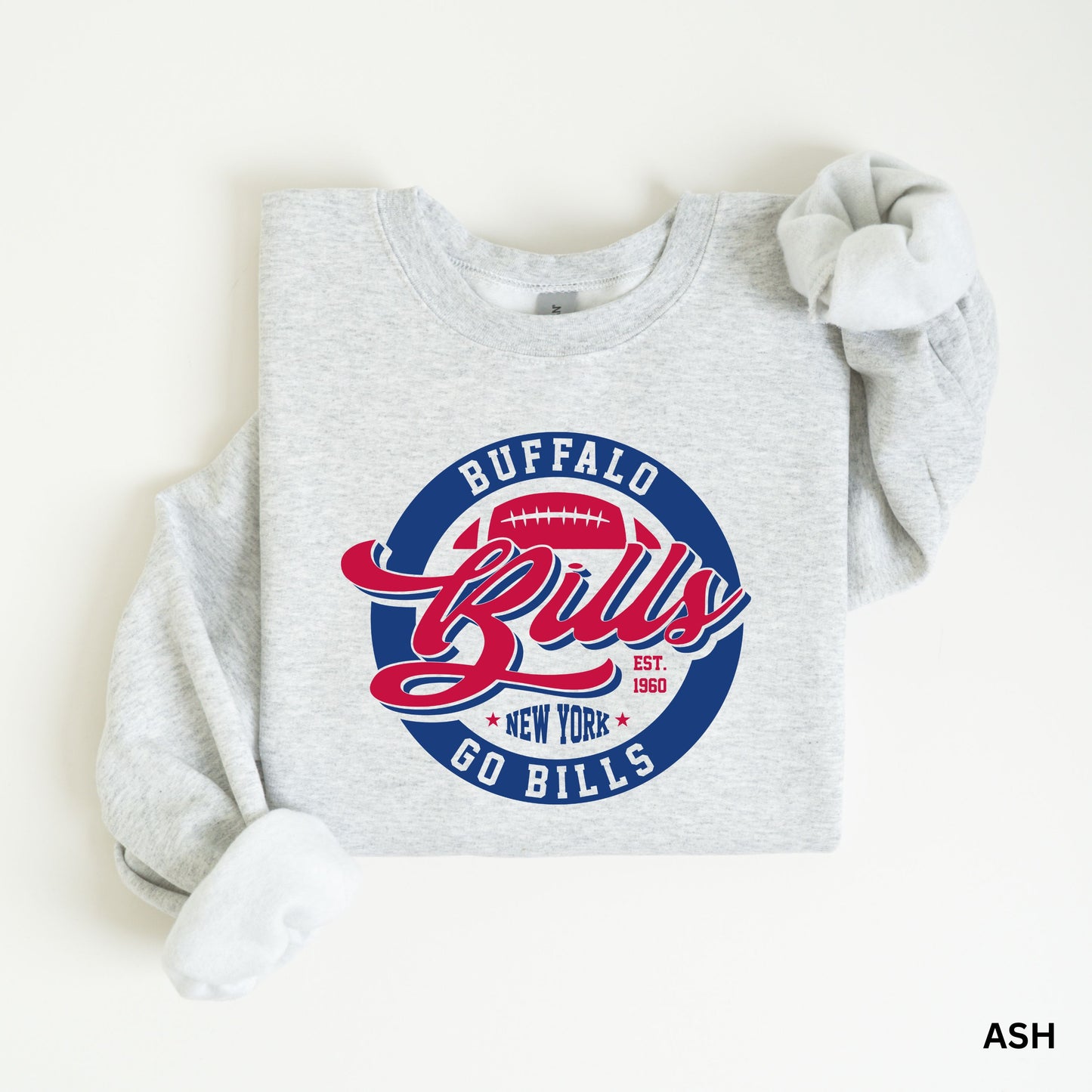 Retro Bills Spirit Adult Hoodie