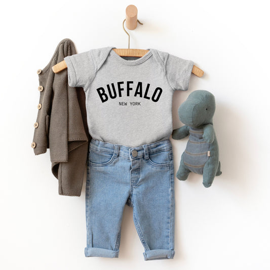 Buffalo New York Minimal Black Oneise Toddler Youth