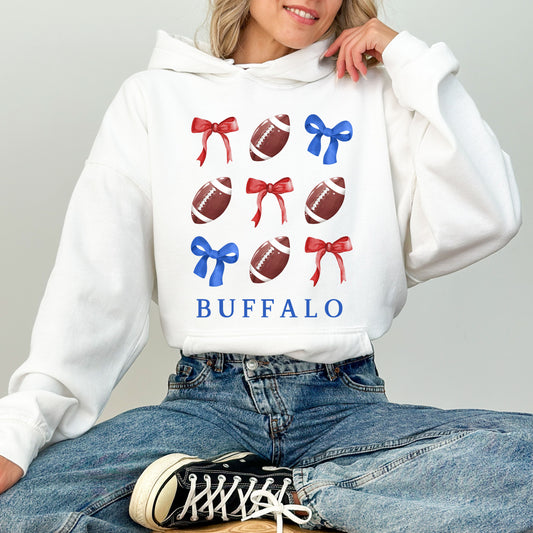 Bows & Buffalo - Adult Hoodie