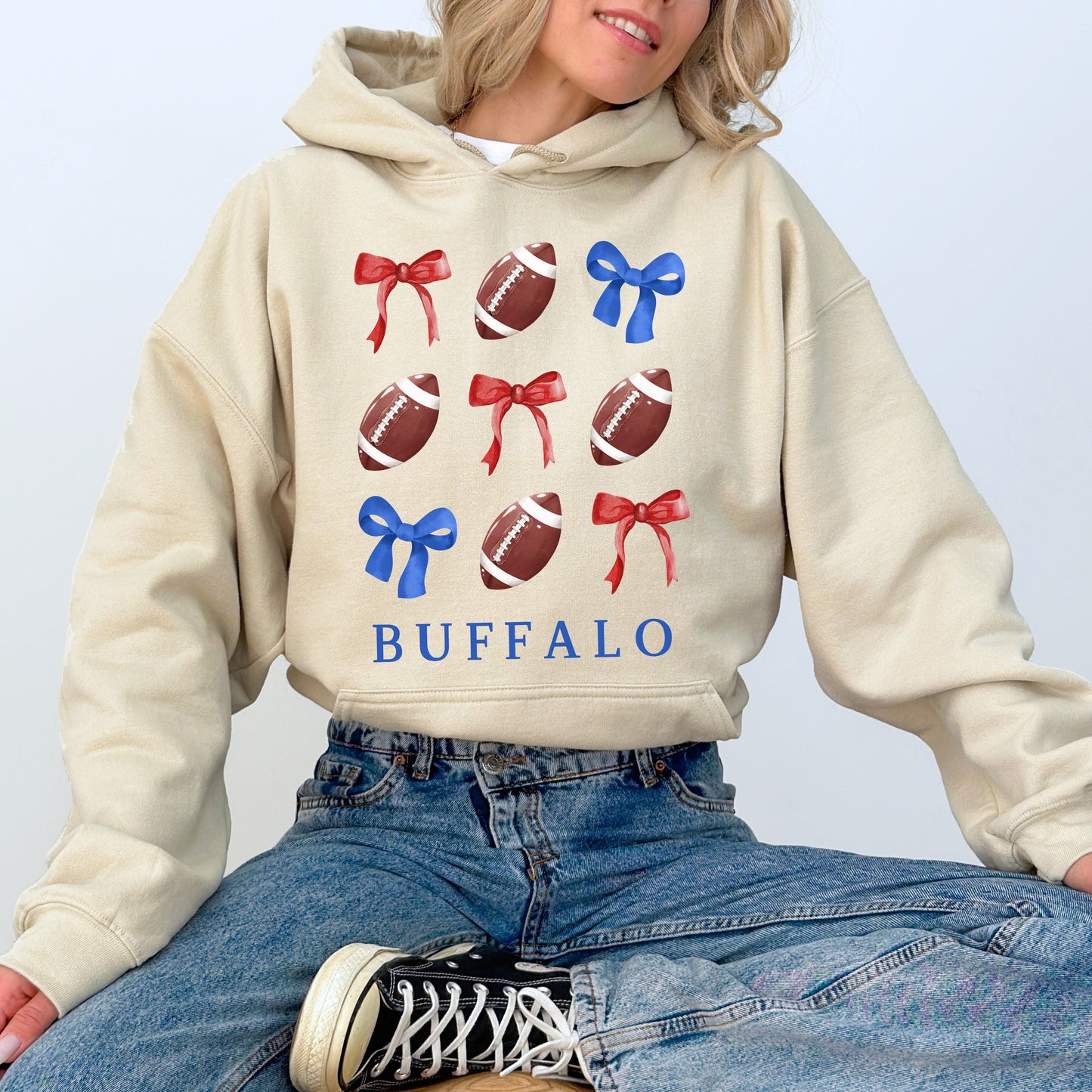 Bows & Buffalo - Adult Hoodie