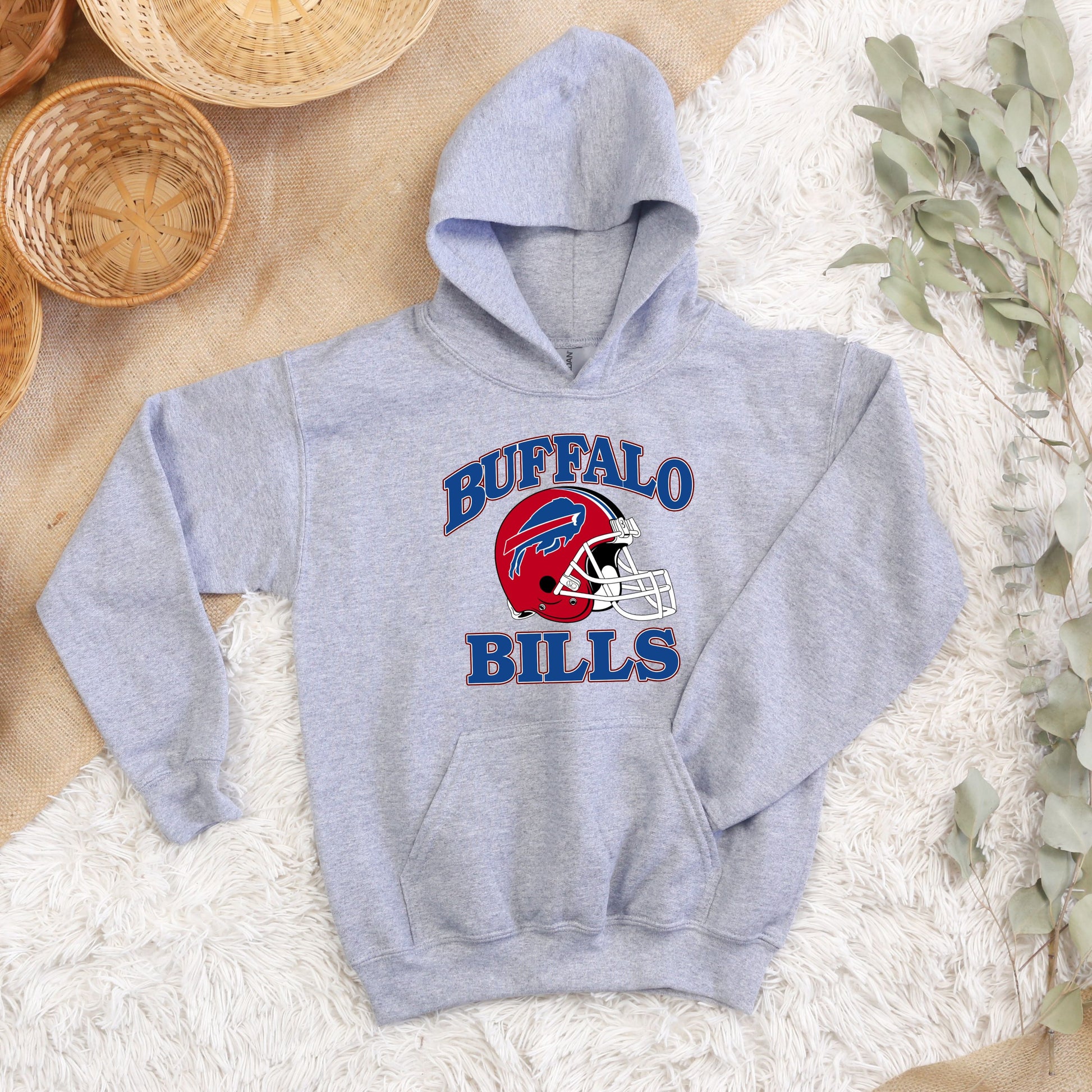 a sweatshirt with the buffalo bills logo on it