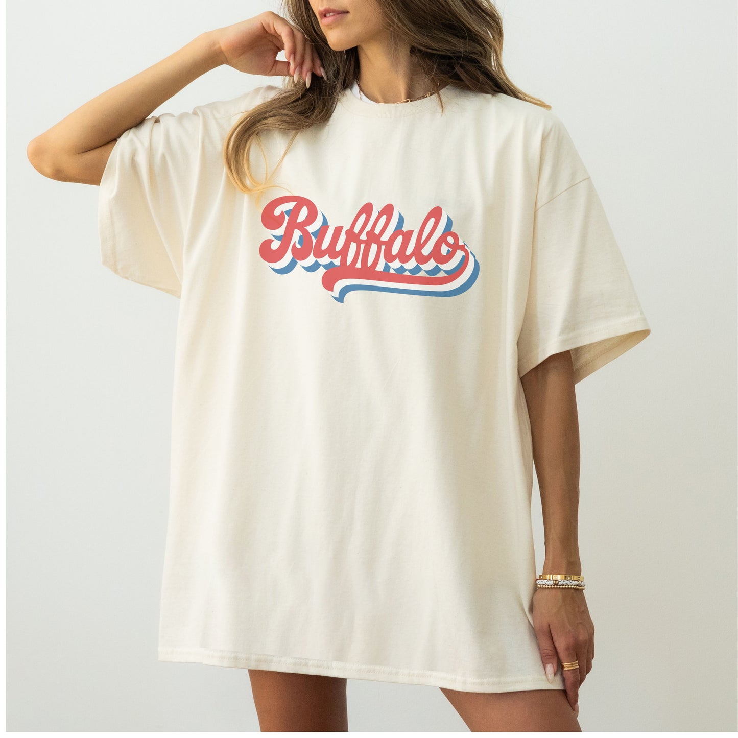 buffalo retro vibes tshirt