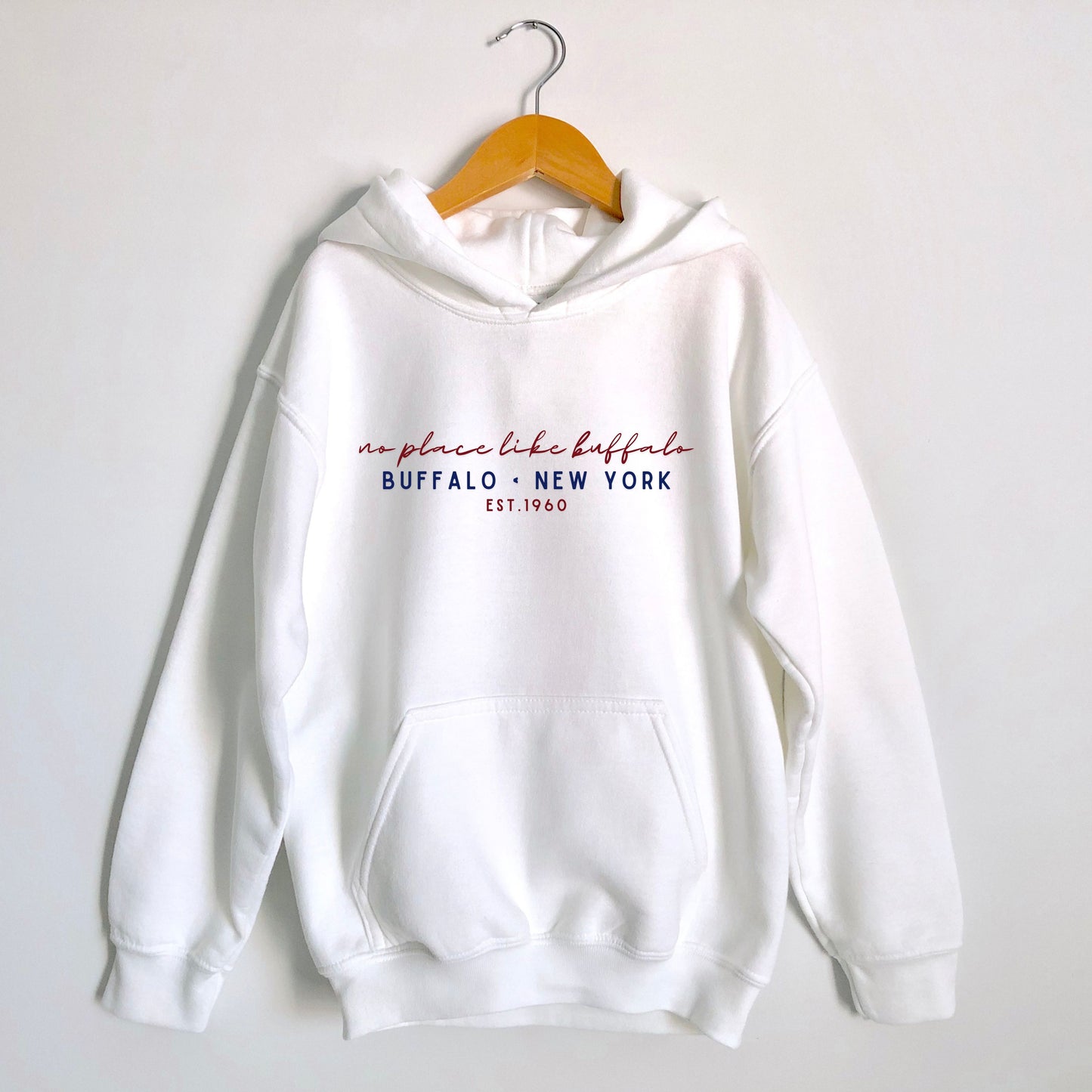 no place like buffalo cursive script - kids apparel