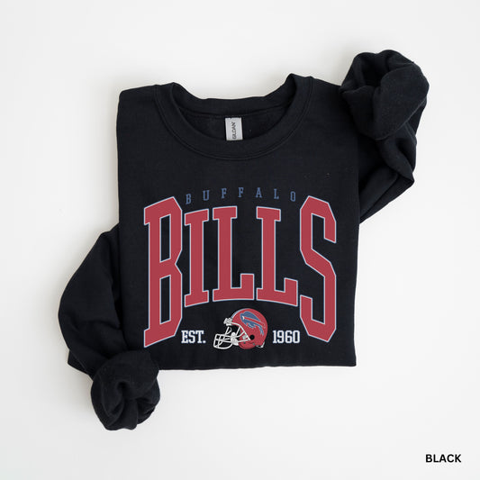 Game Day Bills Adult Crewneck