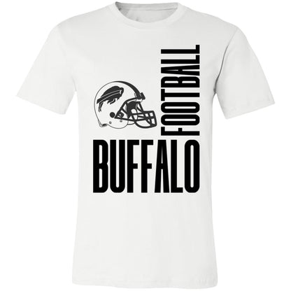 Buffalo Football Black Text Short Sleeve TShirt