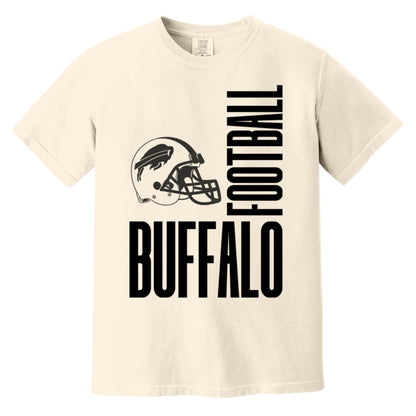 Buffalo Football Helmet Comfort Colors TShirt