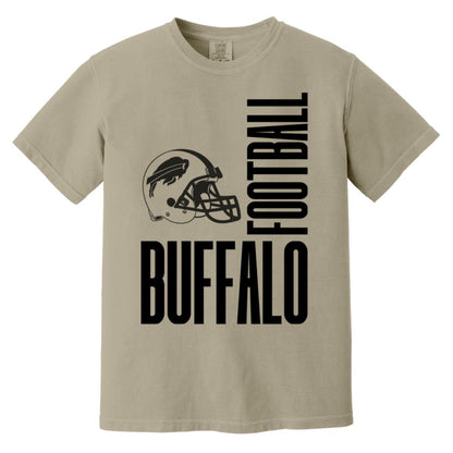 Buffalo Football Helmet Comfort Colors TShirt