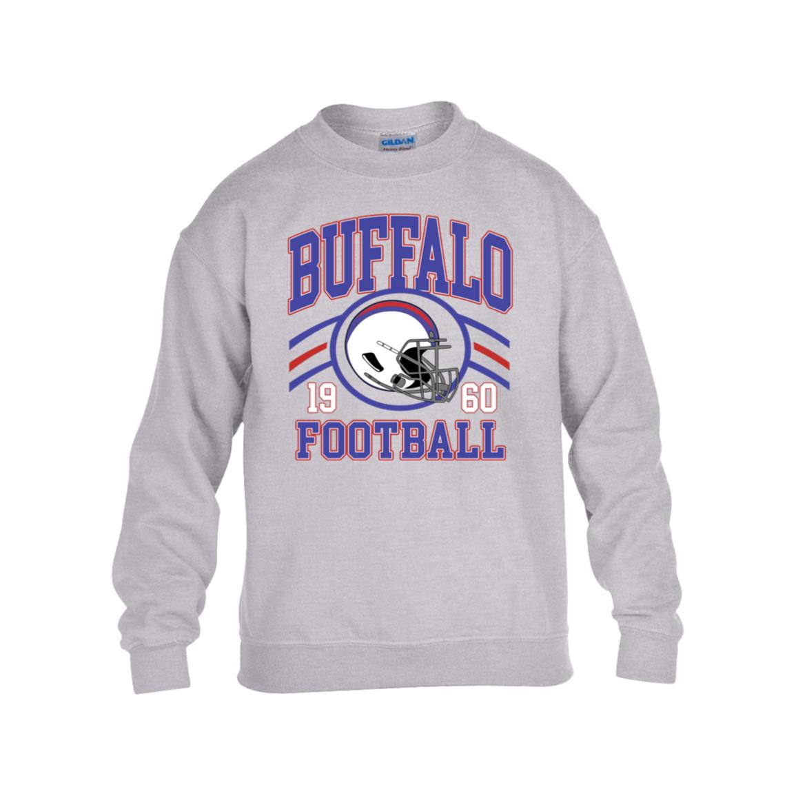 Buffalo Football 1960 Youth TShirt, Crewneck, and Hoodie