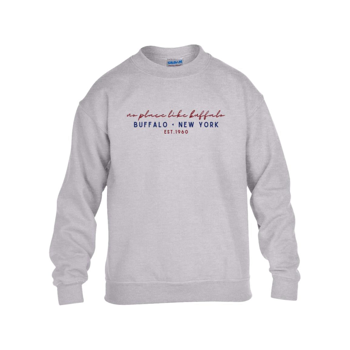 no place like buffalo cursive script - kids apparel