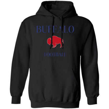 Serif Buffalo Football Adult Clothing - Tee Crewneck Hoodie