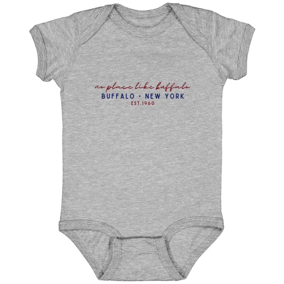 no place like buffalo cursive script - kids apparel