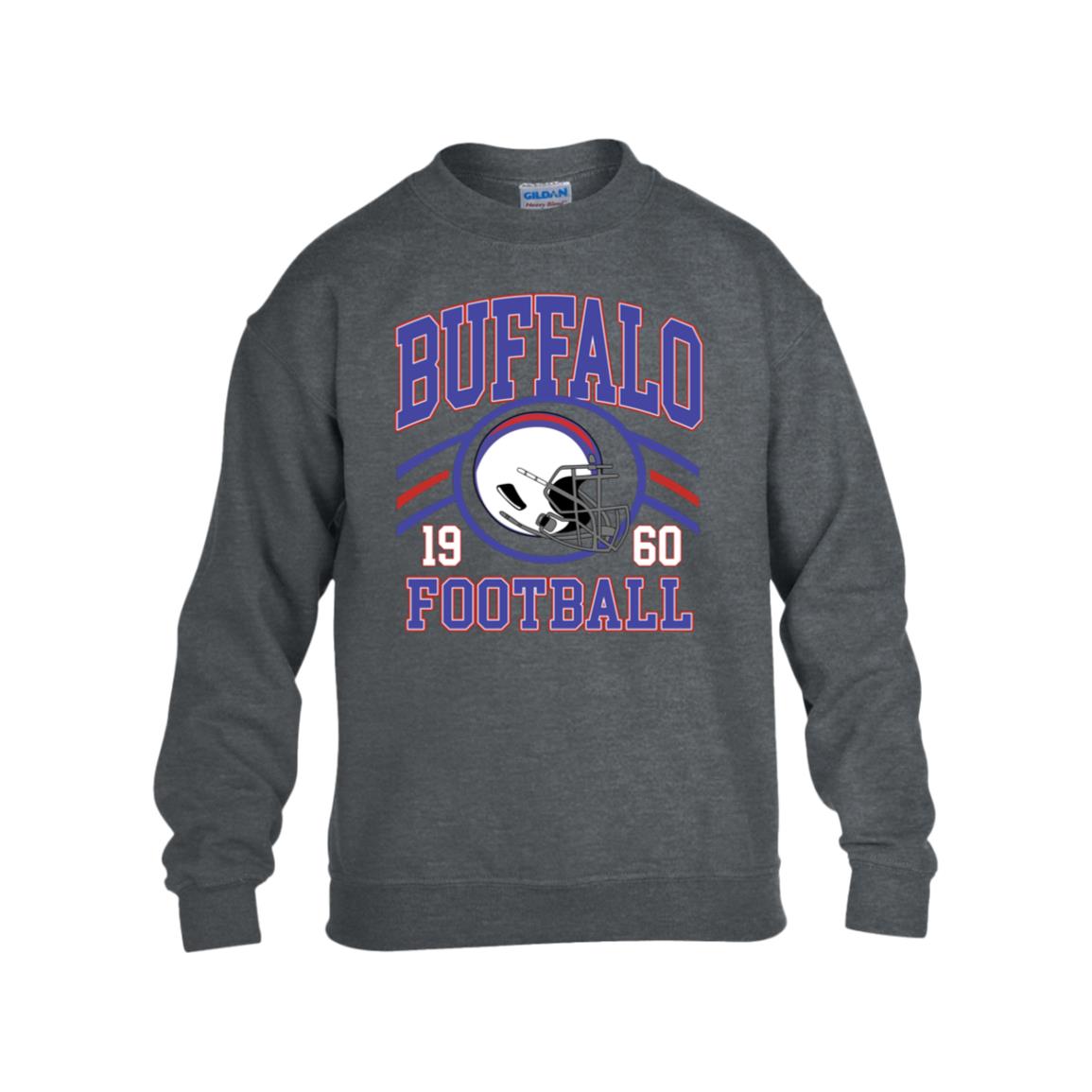 Buffalo Football 1960 Youth TShirt, Crewneck, and Hoodie