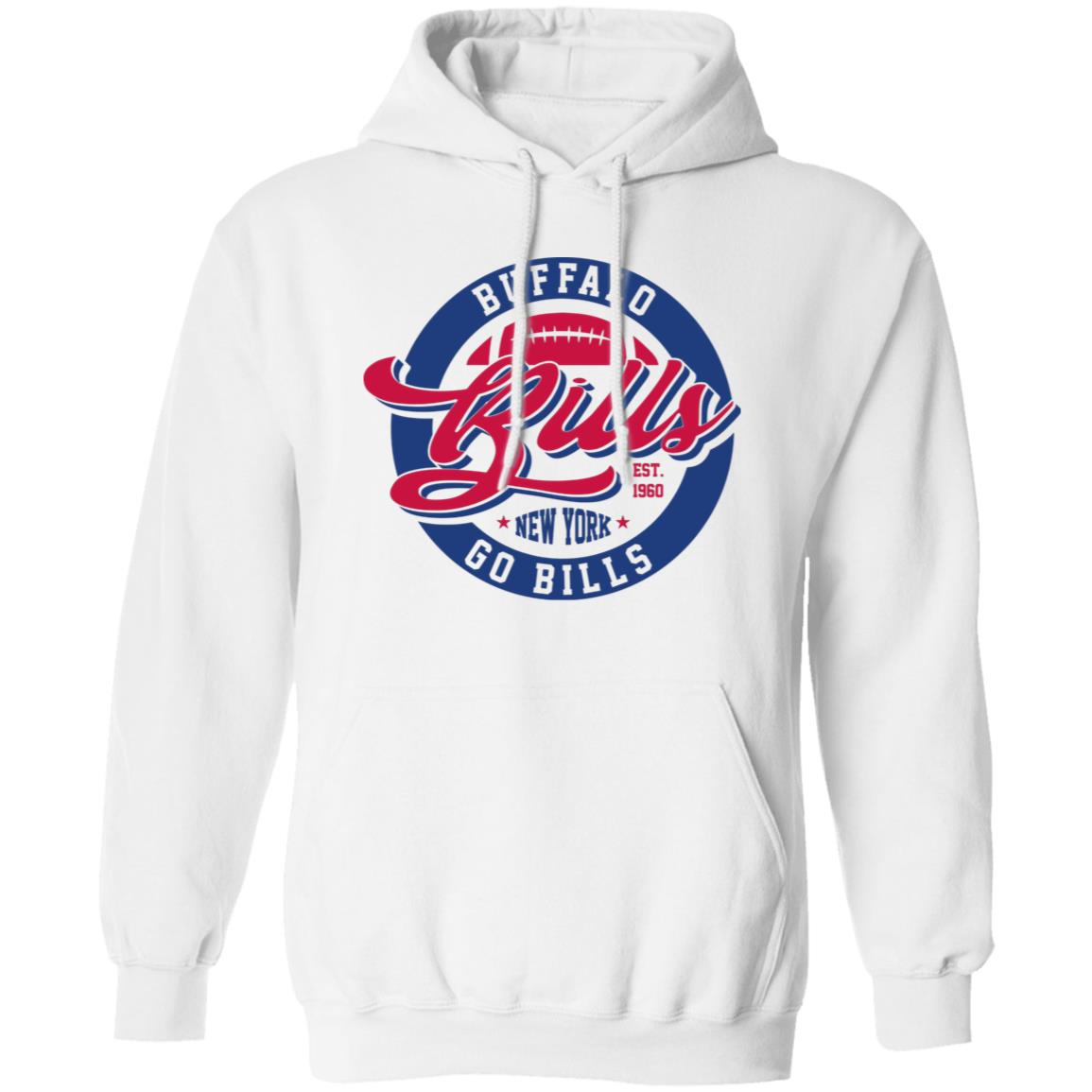 Retro Bills Spirit Adult Hoodie