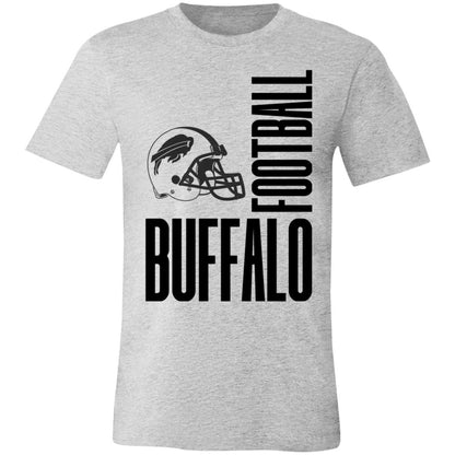 Buffalo Football Black Text Adult Apparel