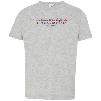 no place like buffalo cursive script - kids apparel