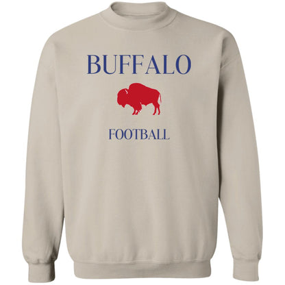 Serif Buffalo Football Adult Clothing - Tee Crewneck Hoodie