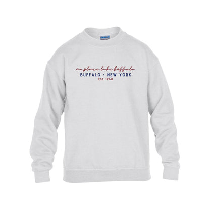 no place like buffalo cursive script - kids apparel