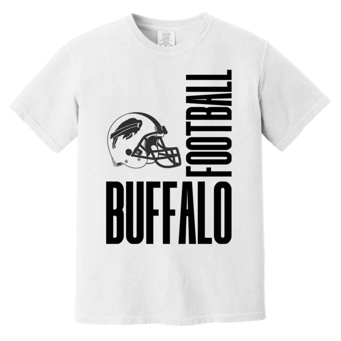 Buffalo Football Helmet Comfort Colors TShirt