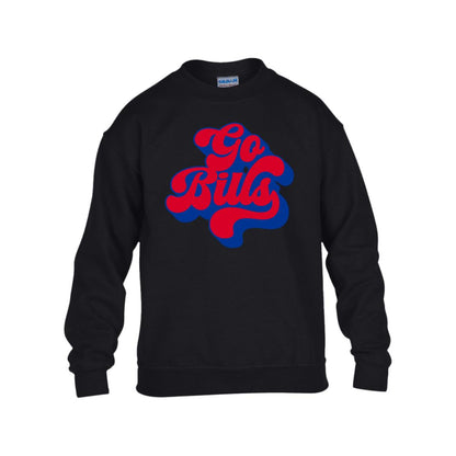 Go Bills Retro Youth TShirt, Crewneck, and Hoodie