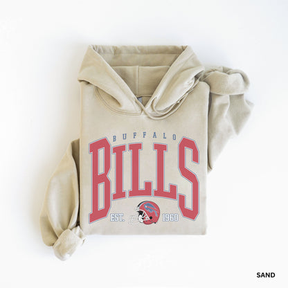 Game Day Bills Adult Hoodie