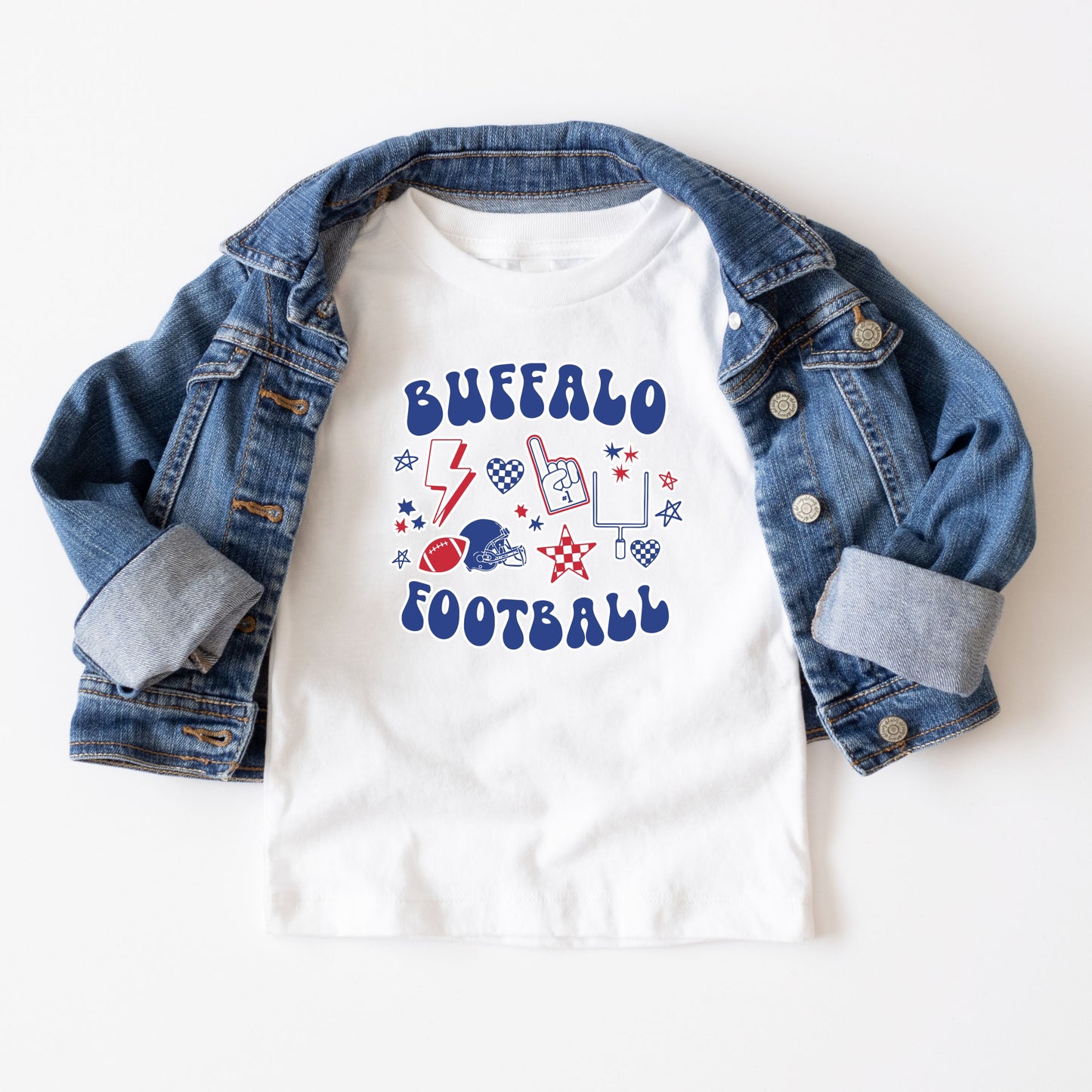 Buffalo Football Collage Toddler TShirt