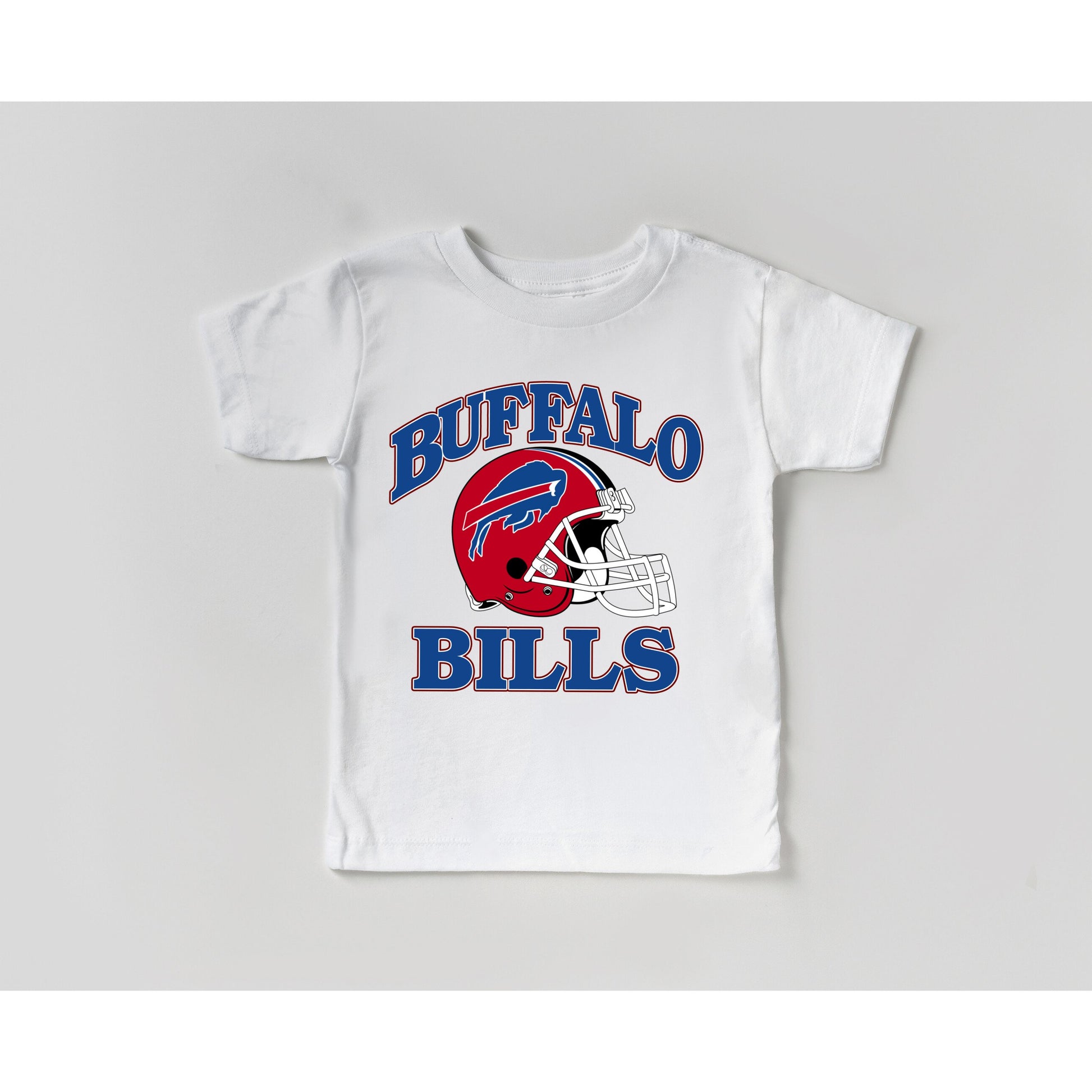 a white shirt with buffalo bills on it